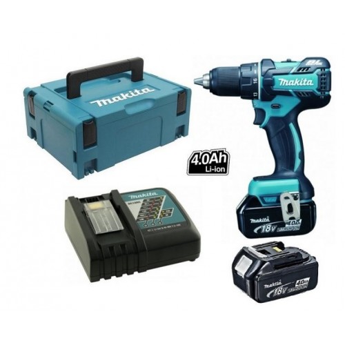 MAKITA Wkrętak akumulatorowy Li-ion 18V 4.0 Ah, systainer DHP480RMJ